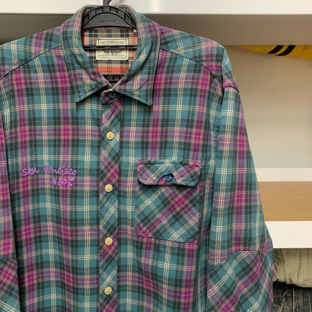 [L] 리바이스 헤비코튼 플란넬 워크셔츠