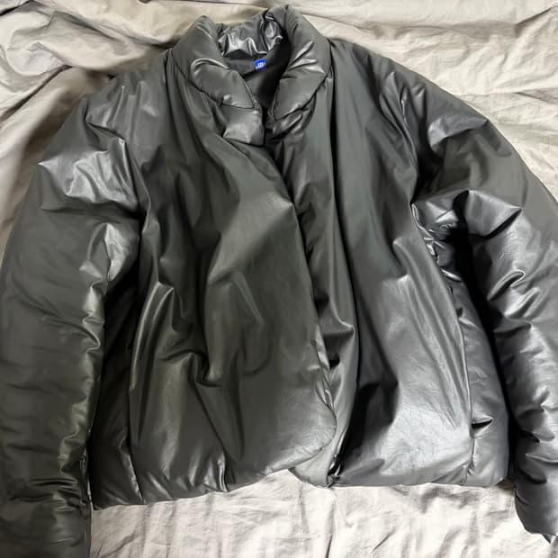 이지갭 푸퍼 패딩 블랙 M