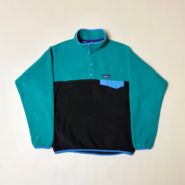 [M] 파타고니아 신칠라 플리스 후리스 그린 블랙