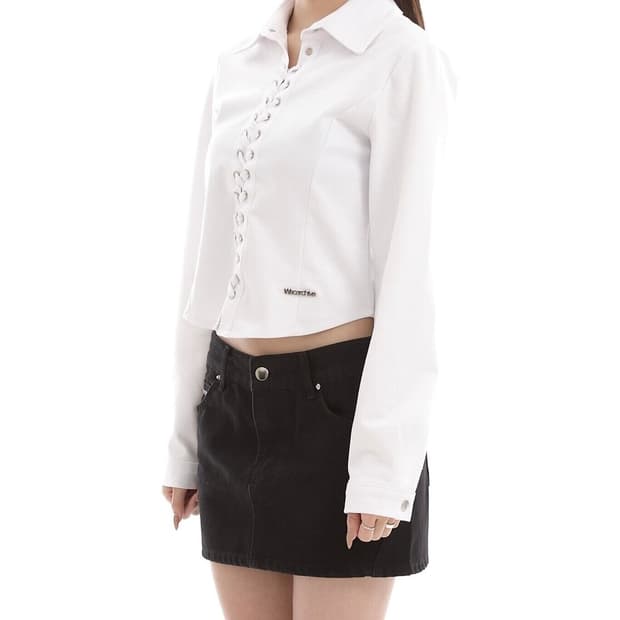 Wsc archive eyelet shirt 아일렛 셔츠 더블에스씨