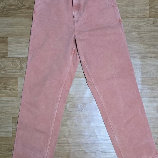 칼하트 싱글 니 팬츠 30x32 핑크