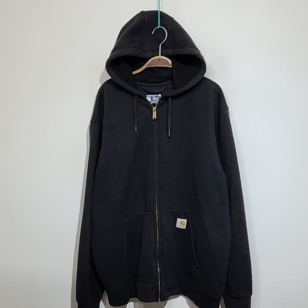 (XXL) 칼하트 후드집업 블랙 기모 빅사이즈 티셔츠 아메카지 