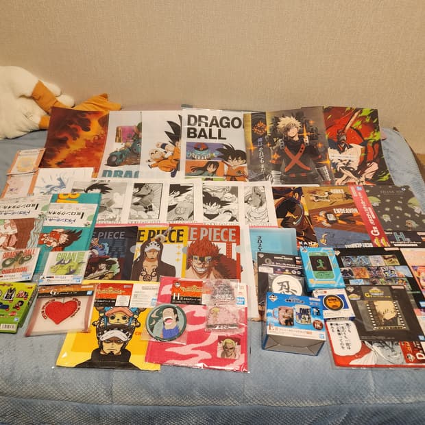 제일복권 하위상  40종 이상 일괄 판매  드래곤볼,원피스 위주