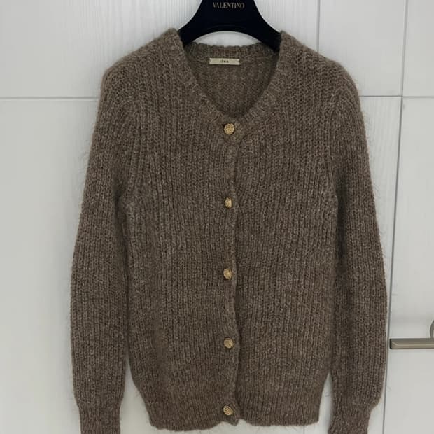 IENA 브라운 모헤어 울가디건 44,55 정품