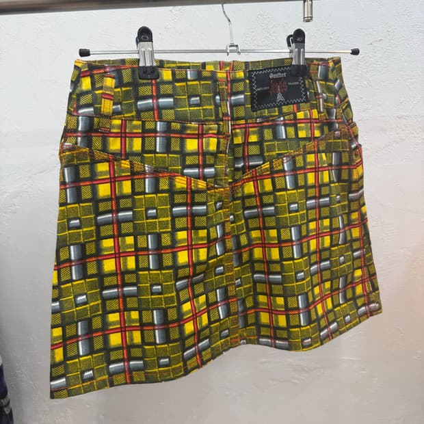 장 폴 고티에 GAULTIER JEAN’S 아카이브 타탄 스커트