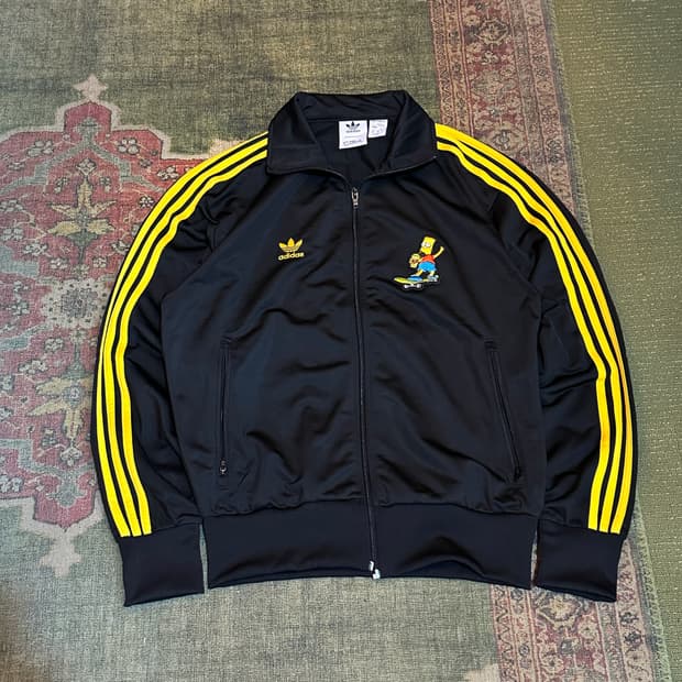 아디다스 파이어버드 심슨 콜라보 져지