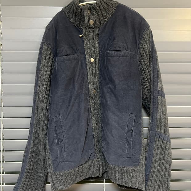 아르마니 익스체인지 니트 자켓 