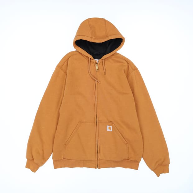 M 칼하트 카멜 후드 집업 자켓 N7507