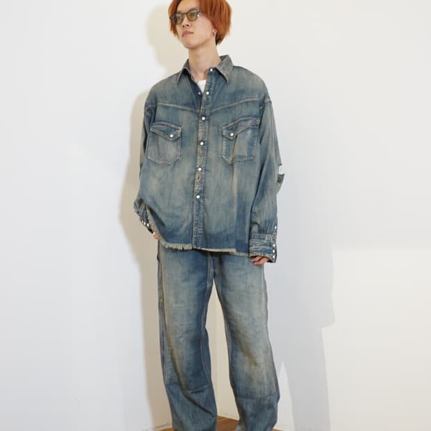 세인트미카엘 데님셔츠