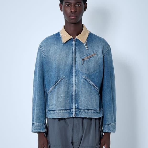 마르지엘라 워시드 데님 자켓 50