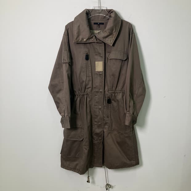 이자벨 마랑 카키 사파리 롱 야상 코트