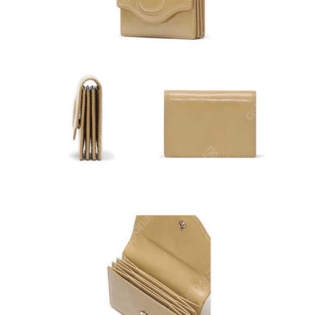 HYETHE 에그쉘 소가죽 카드지갑 반지갑