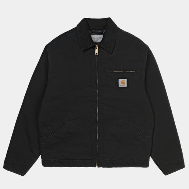 carhartt wip og 디트로이트 자켓 블랙 윈터 xs