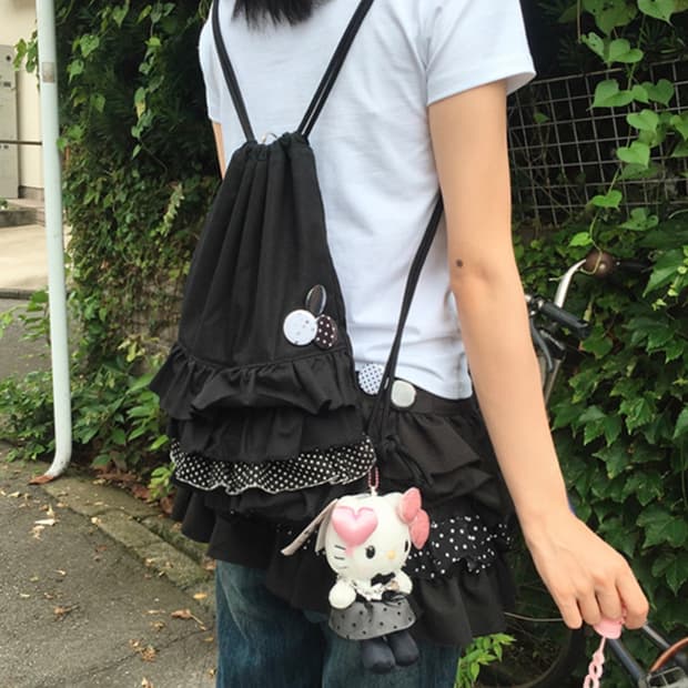 다인리 도트 프릴 짐색