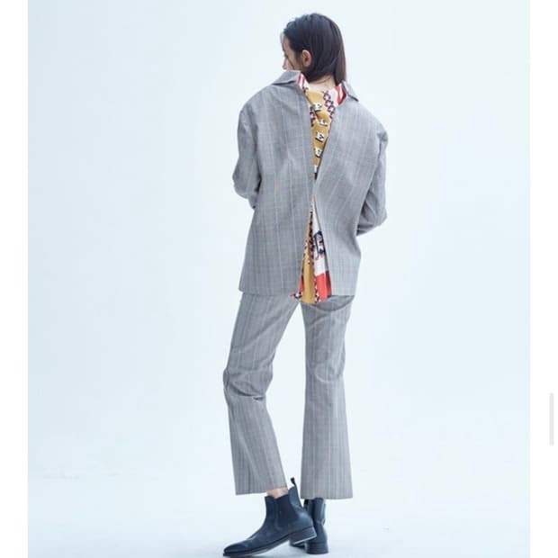 노나곤 Lisa 19ss 반다나 디테일 블레이저