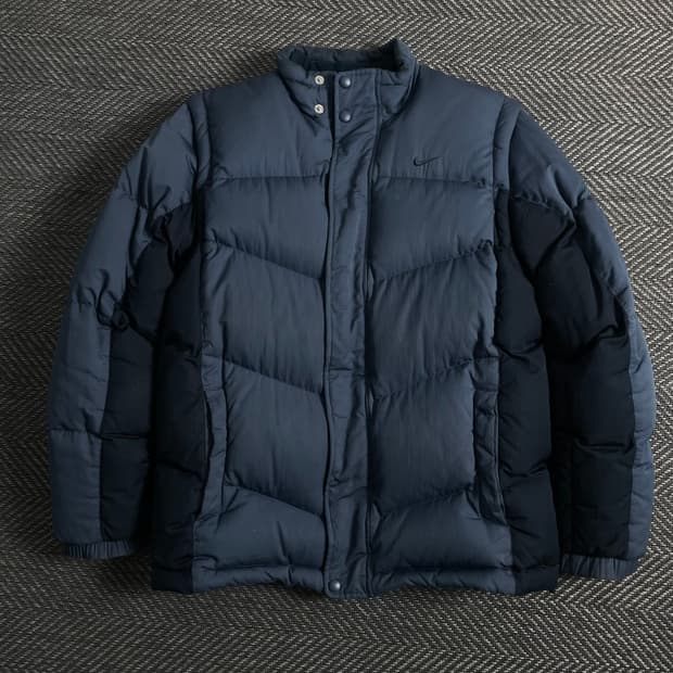 00s 나이키 올드스쿨 박시핏 다운 푸퍼 패딩o 3909