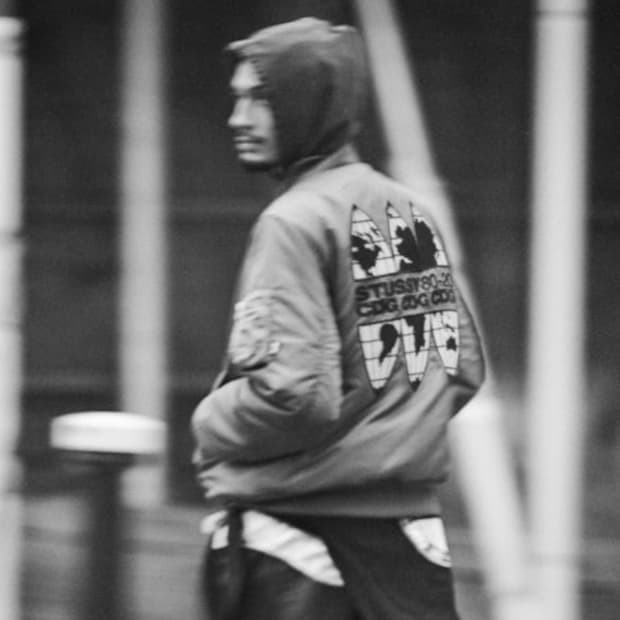 스투시 x CDG 마원 ma-1 자켓 S