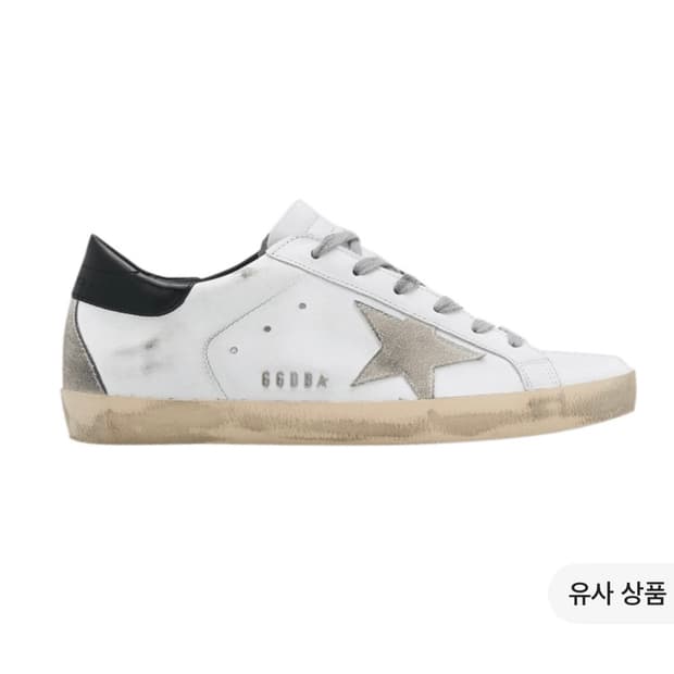 골든구스 여성  슈퍼스타 스니커즈 화이트 블랙탭 37 240