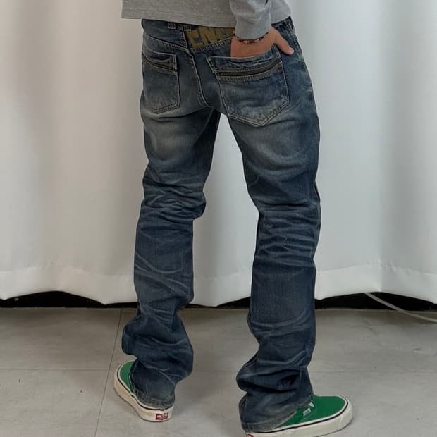 613) 30 빈티지 워싱 데님/청바지