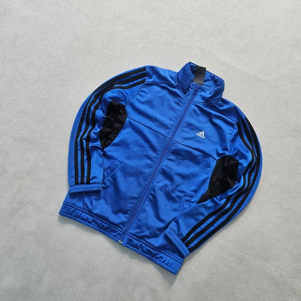 67 아디다스 키즈 블루블랙 트랩탑 져지 0324Y