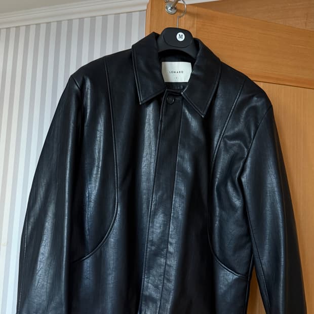 르마드 / 블랙 레더 자켓 2 사이즈