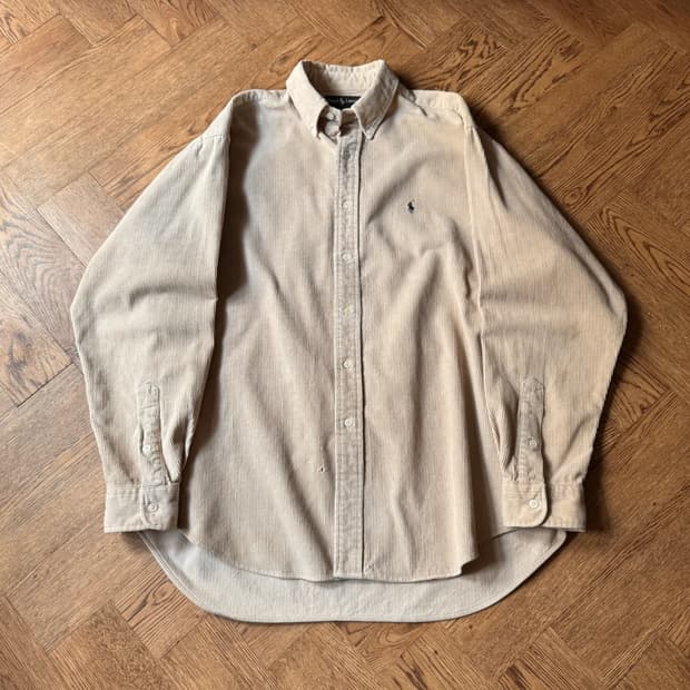 [L]폴로 랄프로렌 BLAIRE 베이지 코듀로이 셔츠