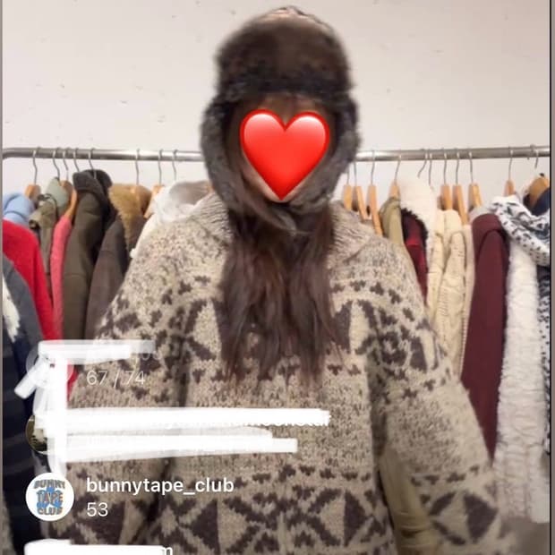 노르딕 패턴 코위찬st 니트집업