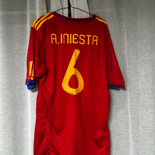 09/10 이니에스타 스페인 국대 유니폼