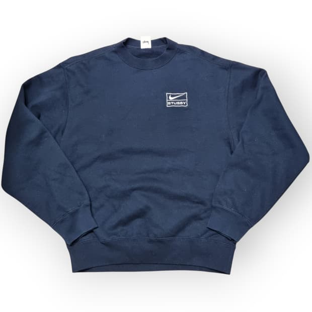 나이키 x 스투시 협업 NRG 크루넥 블랙 (XS)