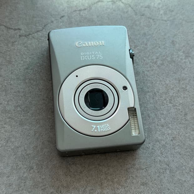 캐논 ixus 75 실버 카메라