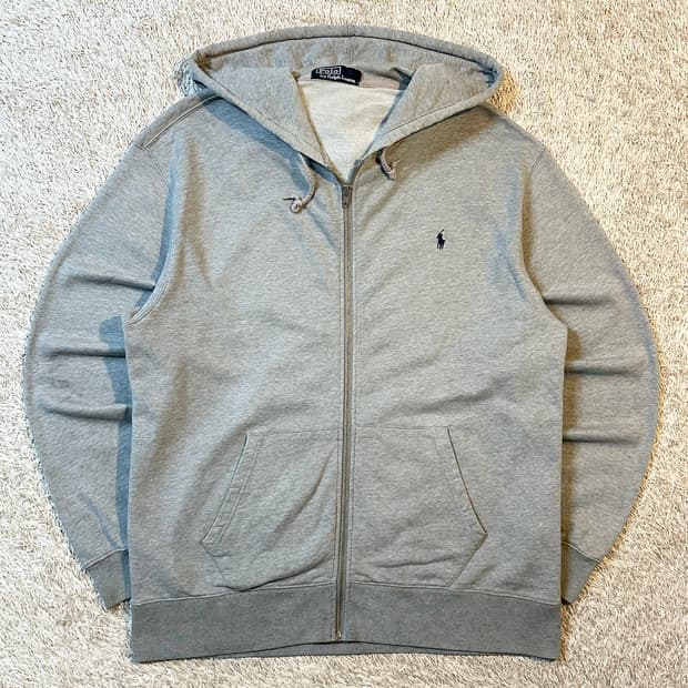 폴로 랄프로렌 POLO 네이비포니 후드집업 그레이