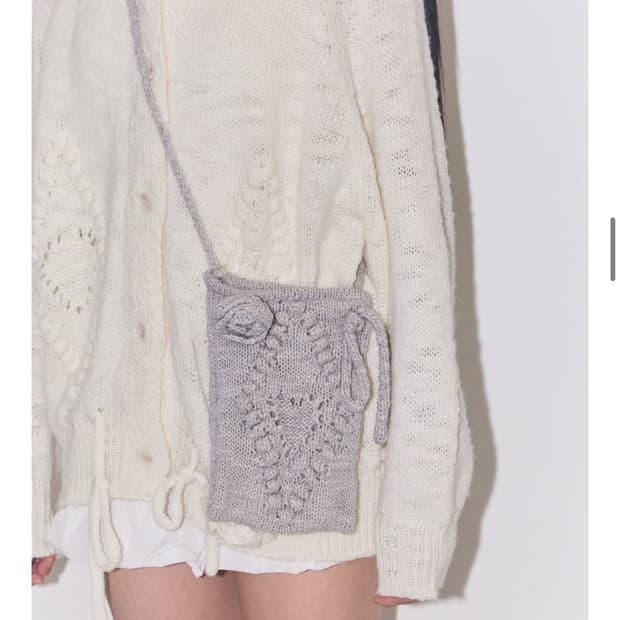 일리고 빈티지 뜨개질 가방