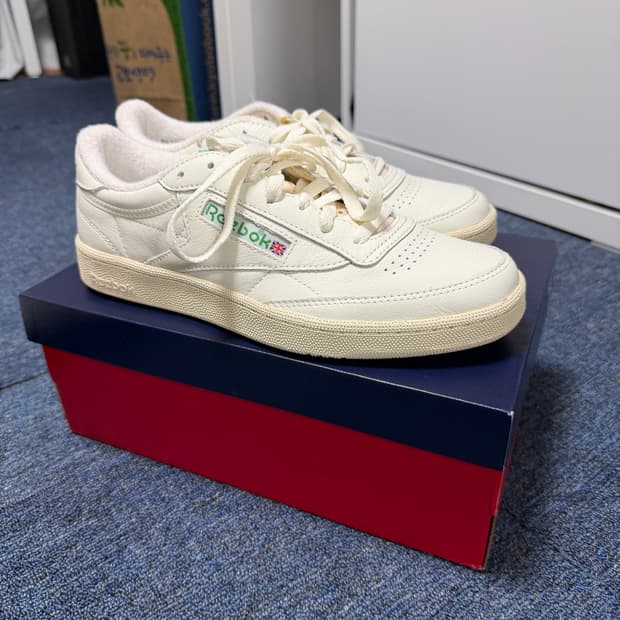 리복 클럽 c85 빈티지 초크그린 270