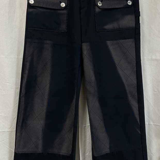 지용킴 22aw 더블니 트라우저