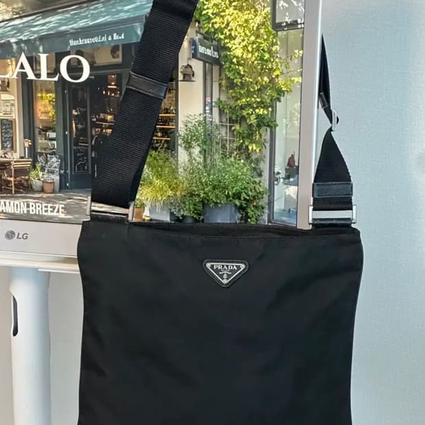 정품 프라다 포코노 나일론 크로스백 메신저백 숄더백