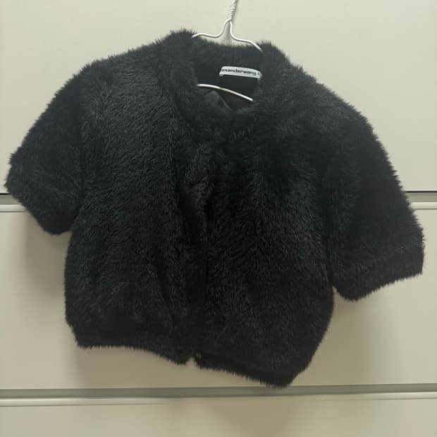 알렉산더왕 크롭 퍼자켓