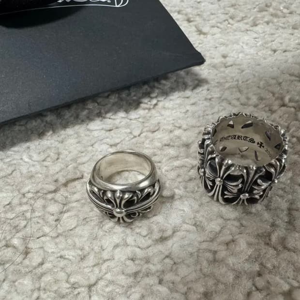 크롬하츠 플로랄크로스링 us4.5 신세계 제품