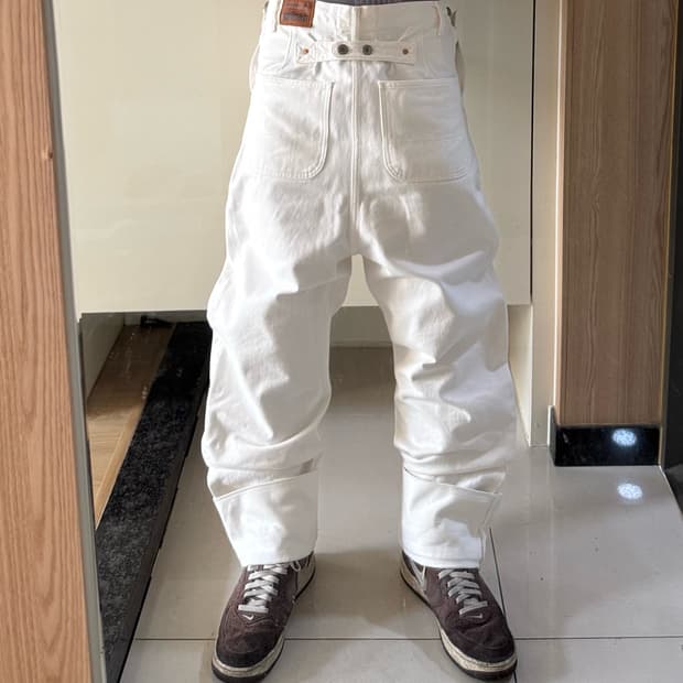 준야와타나베 롤업 신치백 데님