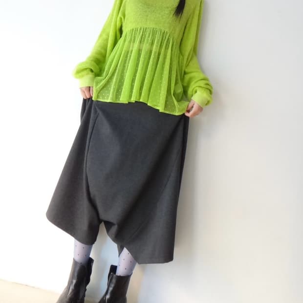 Hybrid Avant Pants Skirt / gray
