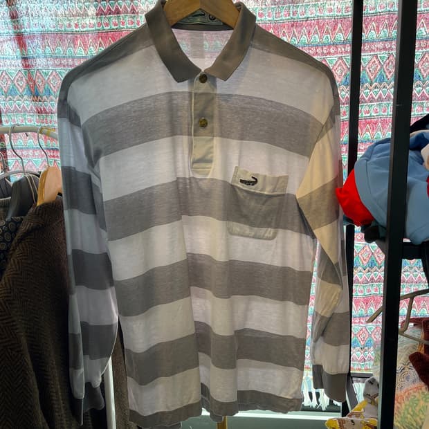 Vintage 80s~90s rare crocodile shirt 