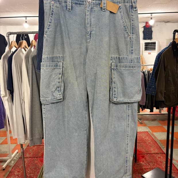 트루진 데님카고팬츠