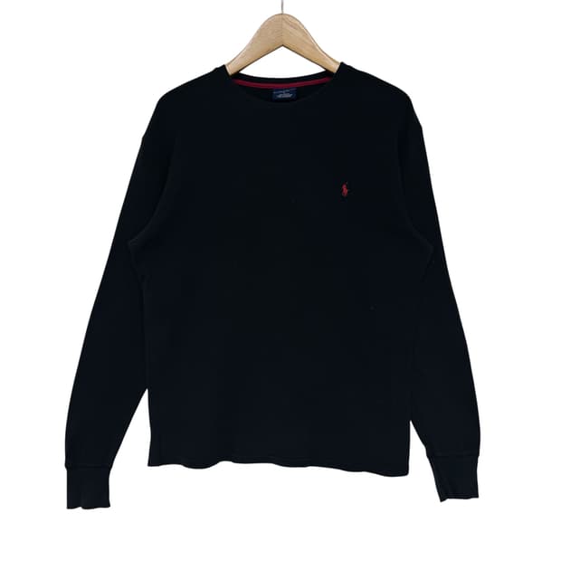 폴로 포니 라운드 와플 긴팔티