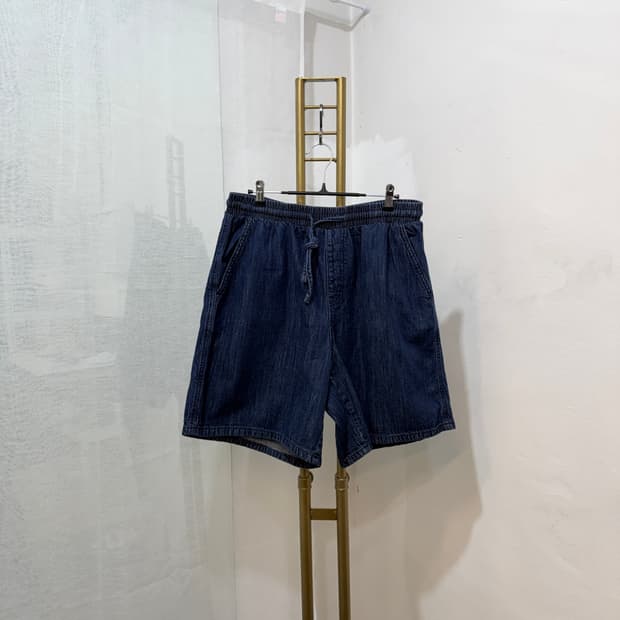 (XL)에잇세컨즈 밴딩 청반바지 데님쇼츠 청바지 4817