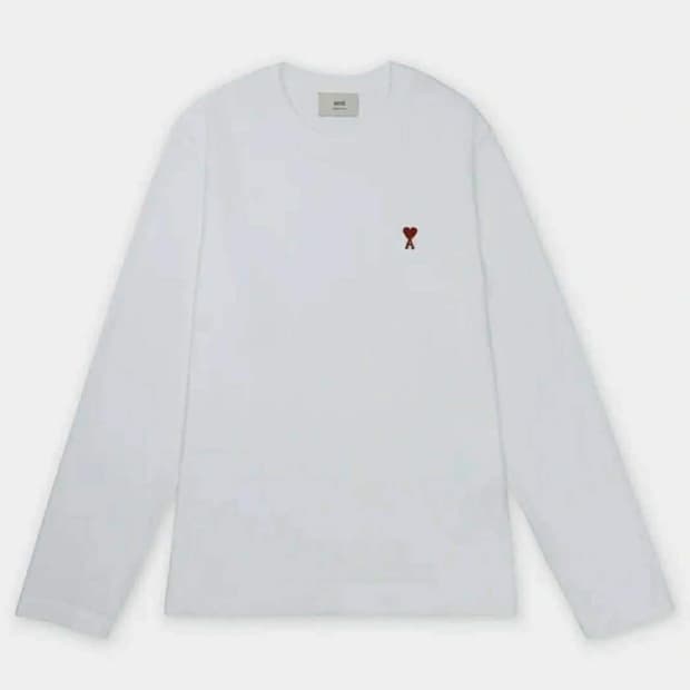 아미 스몰 하트 롱슬리브 맨투맨