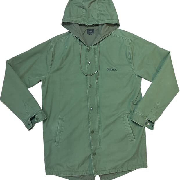 Obey 후드 코치 자켓