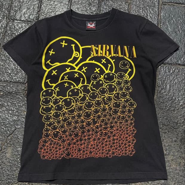 너바나 Nirvana 밴드 티셔츠 Band Tees