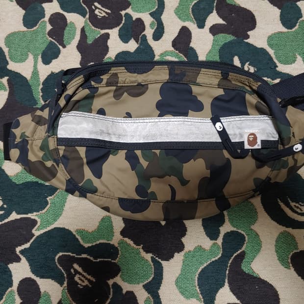 [OS] 베이프 3M 리플렉티브 힙색