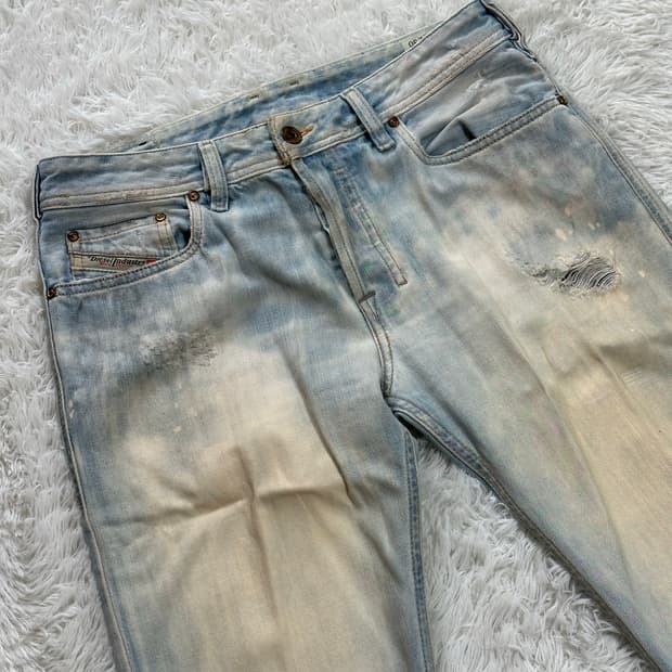 디젤 자티니 W28 워싱 데미지 청바지