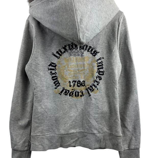 JPN Y2K 퍼 딱붙 후드집업1555