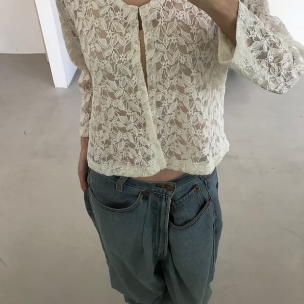 vintage lace cardigan